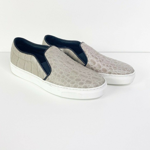 ZCD Montreal Taupe gray Slip on sneakers Croc - Picture 8 of 10